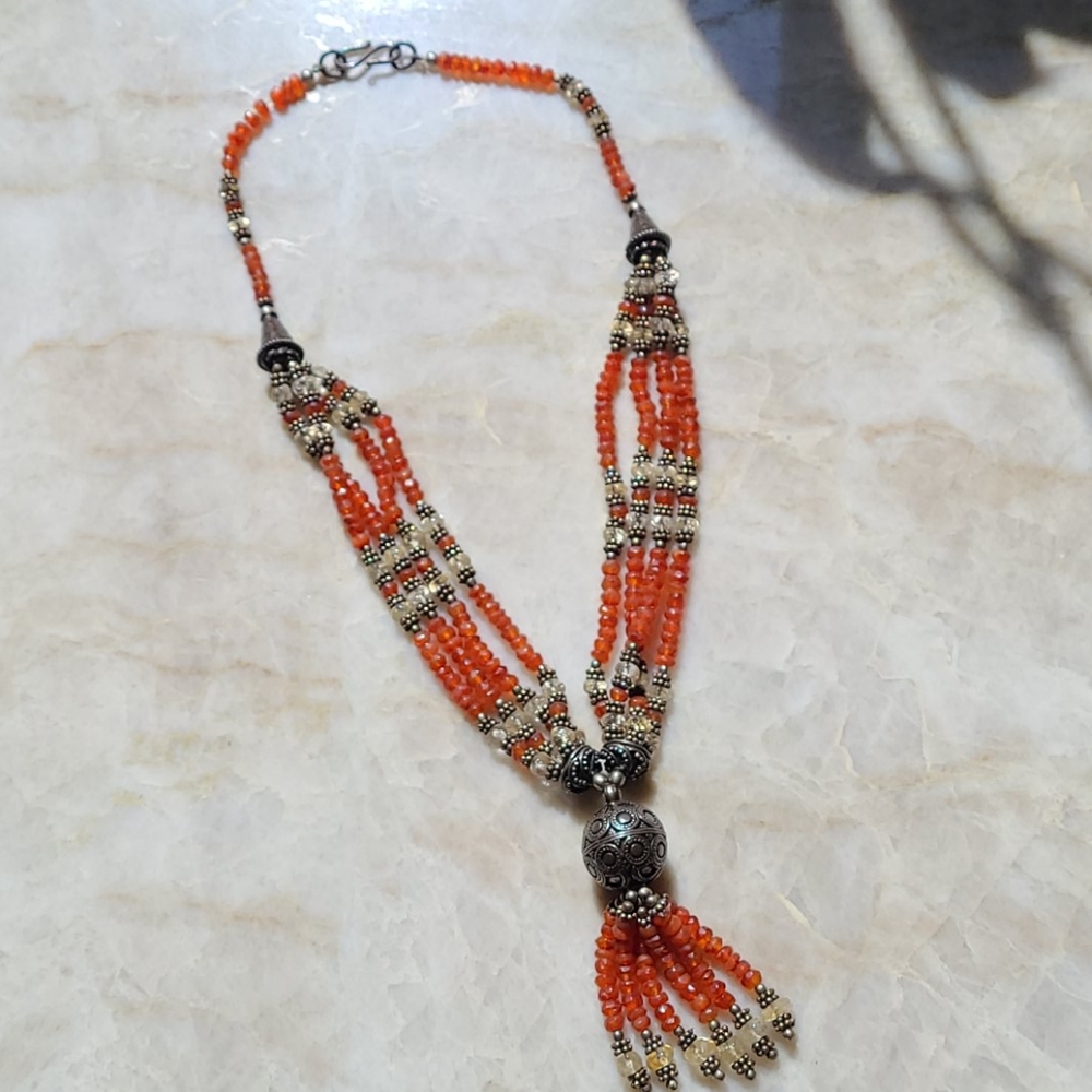 Cornelian Agat Necklace